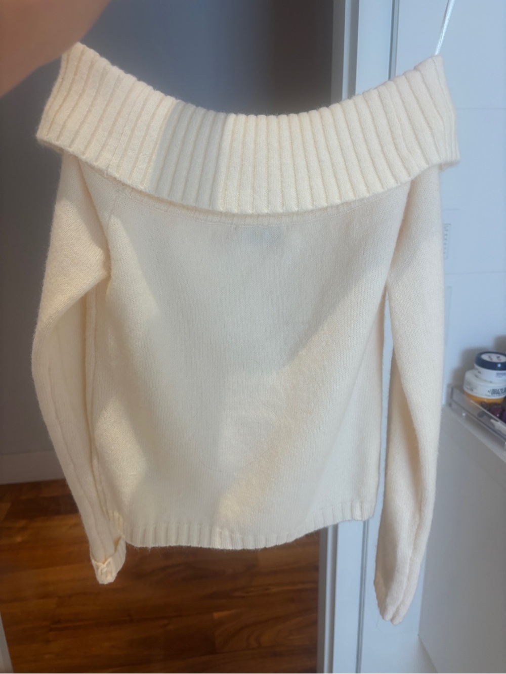 Edikted Tamara Fold Over Knit Top